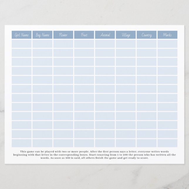 Jeu de stylo et papier pour la famille, les amis,  (Devant)