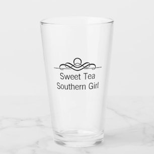 Jeu de thé sucré, foulard de verre du Sud