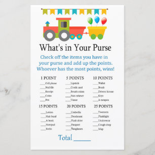 Jeu de train jouet Qu'est-ce qu'il y a dans ton sa