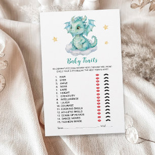 Jeu de traits de petit dragon