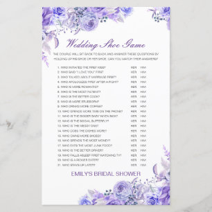 Jeu de Wedding shower de chaussures Mariage modifi