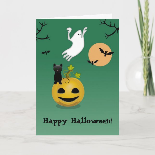Jeu D'Effraction, Carte De Voeux D'Halloween (Devant)