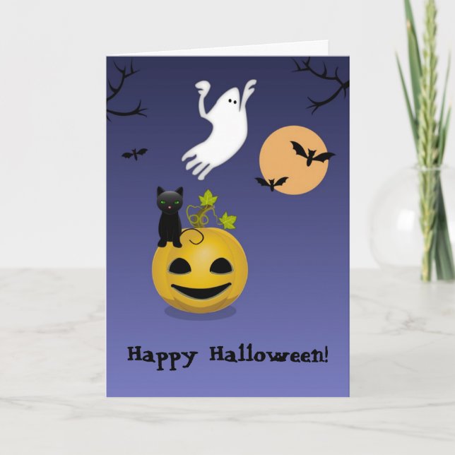 Jeu D'Effraction, Carte De Voeux D'Halloween (Devant)