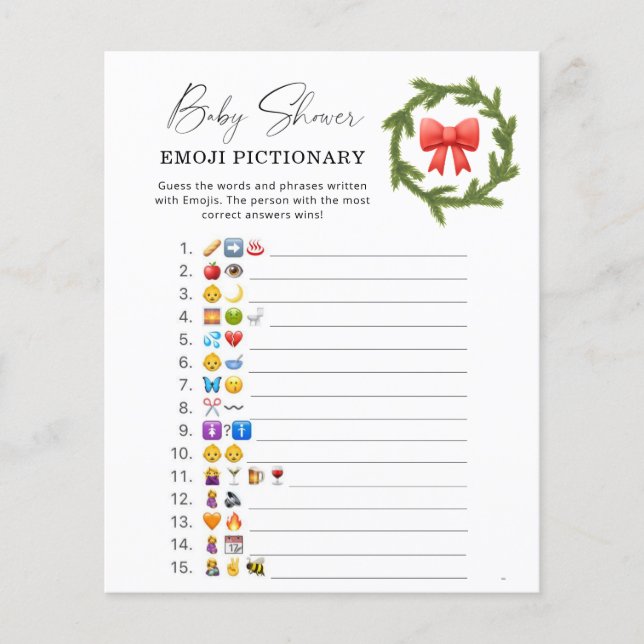 Jeu d'emoji bébé hiver (Devant)