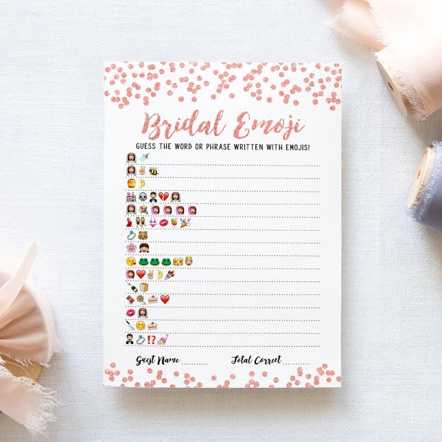 Jeu d'emoji de mariage avec réponses Carte de douc (Créateur téléchargé)