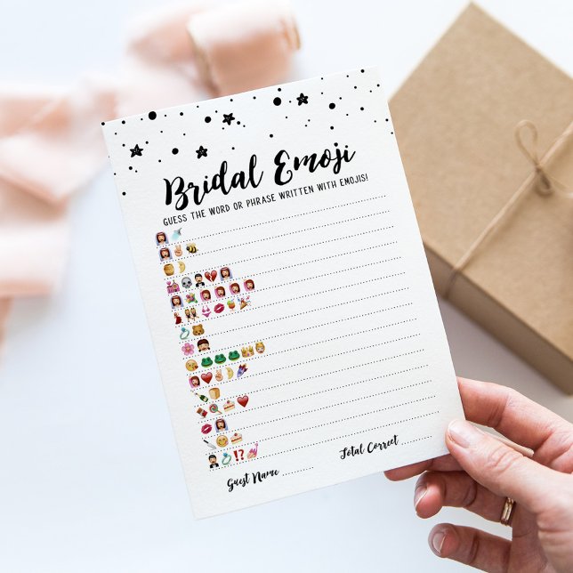 Jeu d'emoji de mariage avec réponses Carte de douc (Créateur téléchargé)