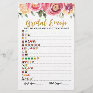 Jeu d'emoji de mariage avec réponses Jeu de shower