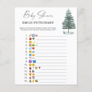 jeu d'emoji de sapin de Noël