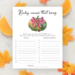 Jeu devinez le nom de la chanson Baby shower citro