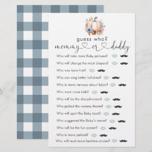 Jeu « Devinez qui » pour Baby Shower « Bébé Citrou