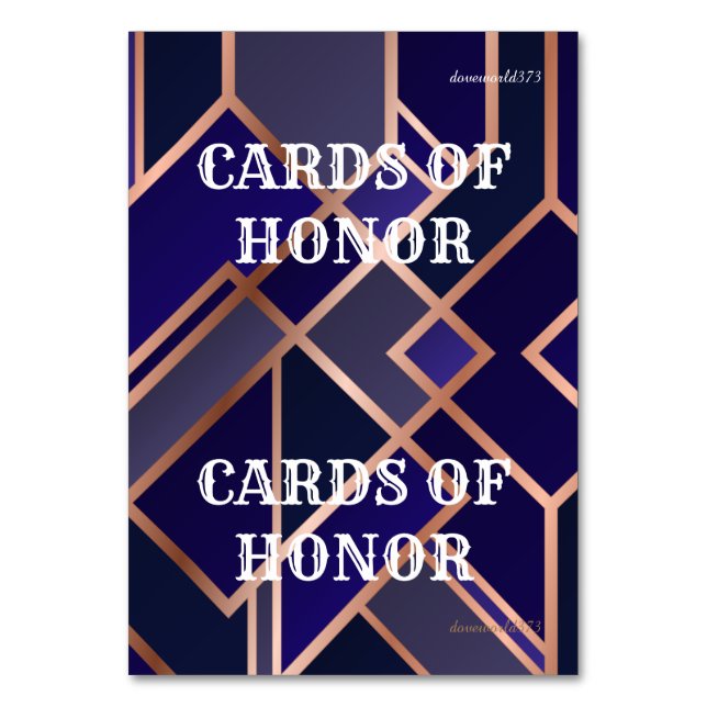 Jeu d'honneur de carte (Par défaut)