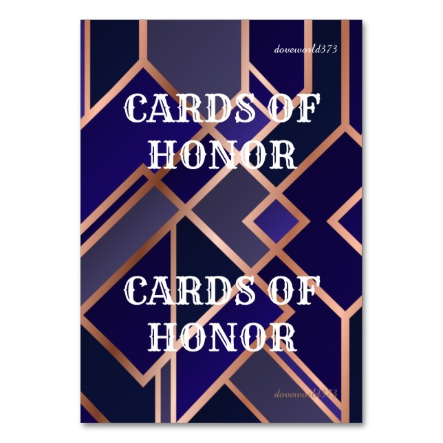Jeu d'honneur de cartes (Par défaut)