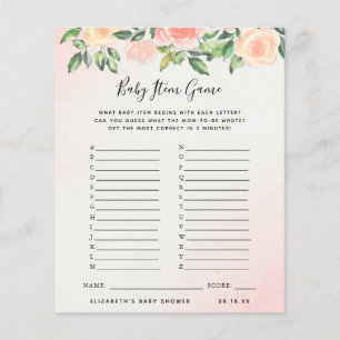 Jeu d'objet bébé   Jeu Baby shower