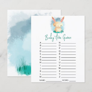 Jeu d'objets pour bébé lapin. Jeu de baby shower