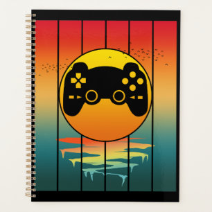 Jeu d'ordinateur de jeu vintage Sunset Gamer