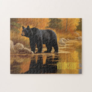 Jeu d'ours noir Yellowstone Puzzle