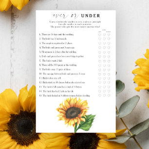 Jeu du plus ou moins pour une baby shower thème to