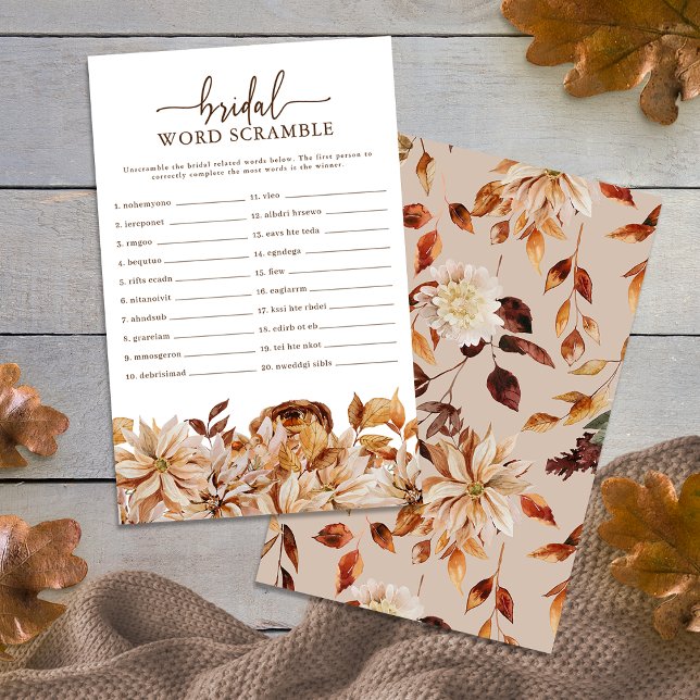 Jeu élégant de lettres brouillées (Elegant Word Scramble Game
)