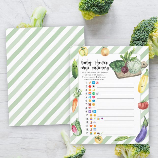 Jeu émoticônes de baby shower cultivé localement (Créateur téléchargé)