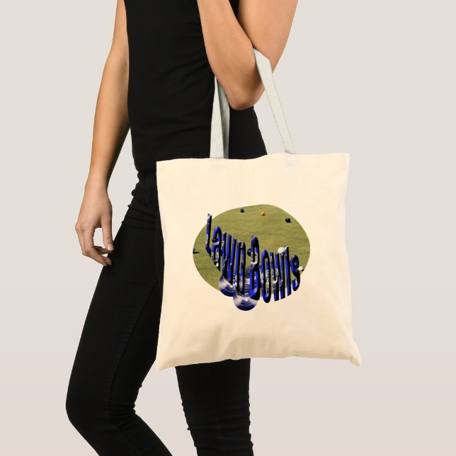 Jeu Et Logo De Bowls De Pelouse, Sac fourre - tout (Devant (produit))