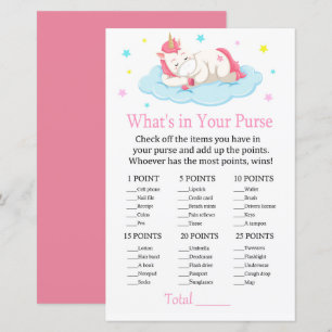 Jeu licorne qu'est-ce qu'il y a dans ton sac