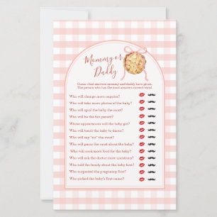 Jeu Maman ou Papa Gingham Rose Pastel Cutie Pie