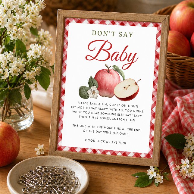 Jeu « Ne dites pas bébé » pour une baby shower App (Don't Say Baby Sign)