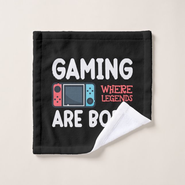 jeu où les légendes naissent (Gant de toilette)