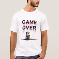 Jeu Over - T-shirt Retro Pixel Art Arcade