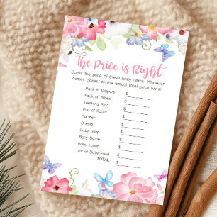 Jeu Papillon Floral Le Prix Est Juste