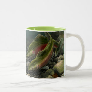 Jeu Pêche Mug Coho Saumon w Bear Cup