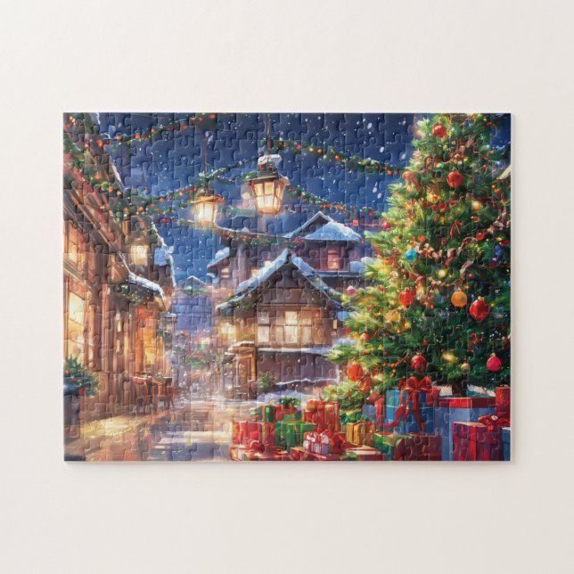 Jeu Puzzle Arbre de Noël (Horizontal)