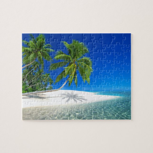 Jeu Puzzle Plage Tropicale  (Horizontal)