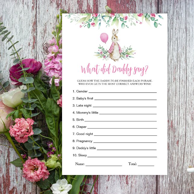 Jeu Que Dit Papa Peter Rabbit (Créateur téléchargé)