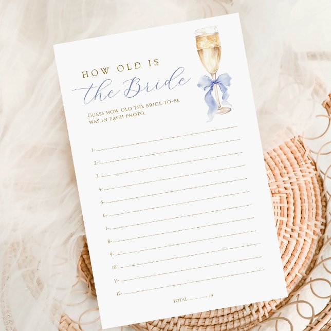 Jeu Quel âge a la mariée au nœud bleu (Créateur téléchargé)