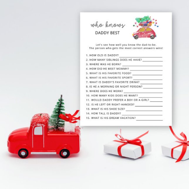 Jeu Qui connaît le mieux DADDY (Créateur téléchargé)