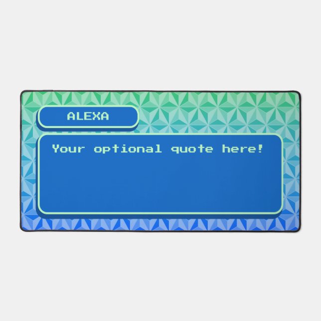 Jeu rétro Cool bleu unique (Recto)