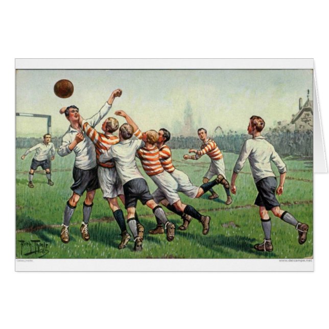 Jeu sportif Vintage, (Devant horizontal)