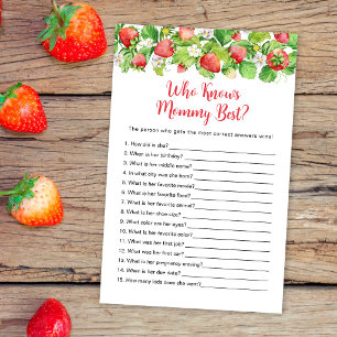 Jeu Strawberry Who Knows Mommy Best