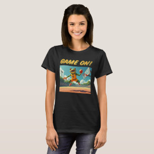 Jeu Sur Basketball Frog femmes noir T-shirt