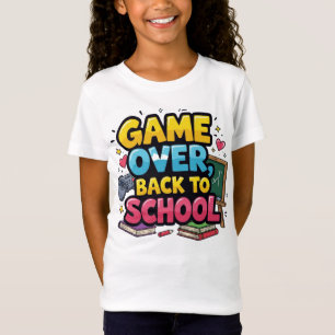 Jeu sur le retour à l'école T-shirt   Amusant