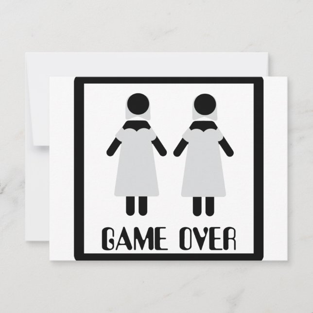jeu sur l'icône du couple lesbien (Devant)