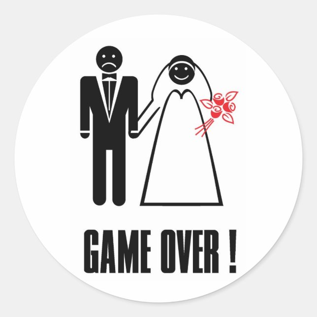 JEU SUR Sticker Mariage (Devant)