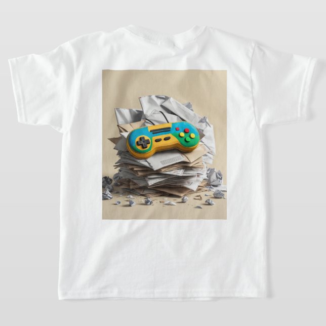 Jeu sur : Vidéo artisanale Joypad Design T-Shirt (Couchage Retour)
