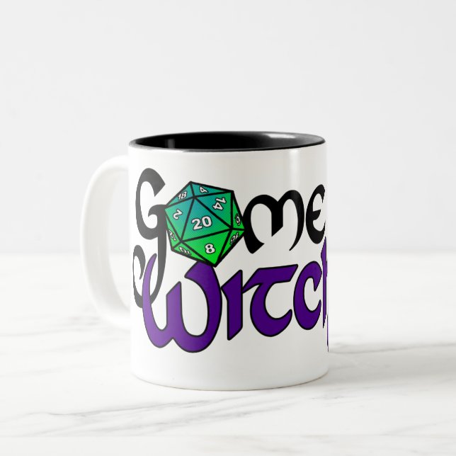 Jeu sur WITCHES - Texte noir - 11oz mug (Devant gauche)