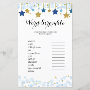 Jeu Twinkle Aquarelle Twinkle Word Scramble