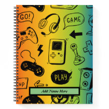 Jeu vidéo, Carnet spiral coloré