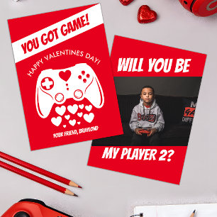 Jeu Vidéo Enfants Valentines Carte Jour