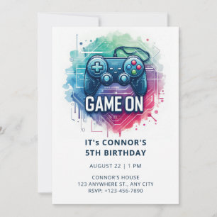 Jeu vidéo Invitation Anniversaire