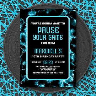 Jeu vidéo Invitation Anniversaire